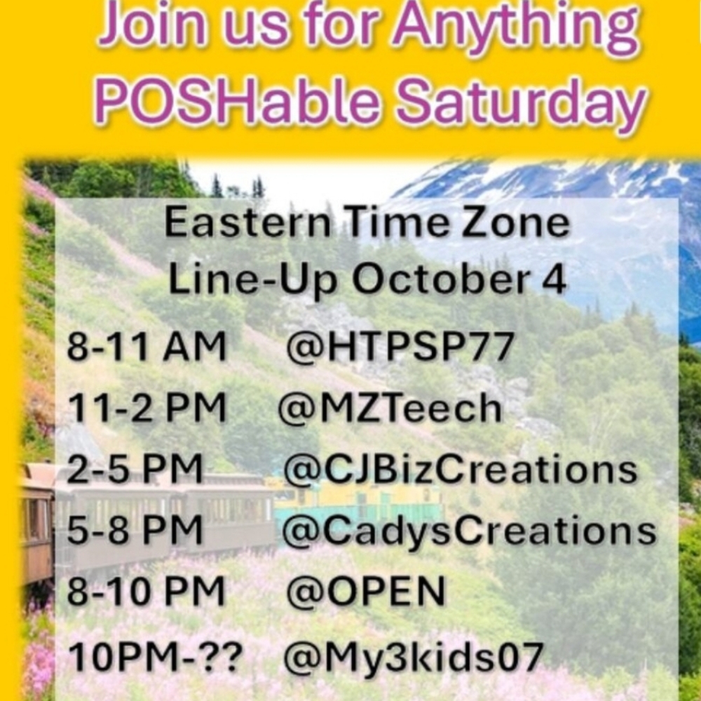 Guest Host Anything Poshable Train Live Show Flyer - Picture 6 of 7